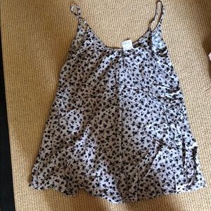 Floral detail mini dress